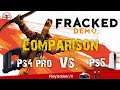 FRACKED DEMO - Comparison PS5 - PS4Pro - Durch die Linse Vergleich - PSVR / Playstation VR Deutsch