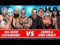 Lucha Dragons & Big Show & Rey Mysterio vs. Undertaker & Andre The Giant & The Fiend & Papa Shango