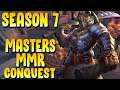 REXSI TAKES ON CONQUEST IN SEASON 7! CAN I CARRY MASTERS MMR?! - Masters Ranked Conquest - SMITE