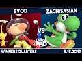 Syco (Olimar) vs zachisasian (Yoshi) | Winners Quarters | The Launch Pad #6