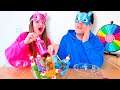 3 COLORI DI COLLA SLIME CHALLENGE!