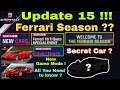 Asphalt 9 : Update 15 | Ferrari Season ? New Game Mode, All New Cars and Secret Cars ? 🔥