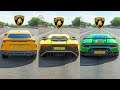 FH4 Drag Race - Lamborghini Urus Vs Aventador Sv Vs Huracan P