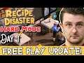 Building a Restaurant Together! - Free Play Update - Hard Mode - Day 1 - Recipe For Disaster