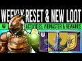 Destiny 2 | NEW REWARDS & CONTENT RESET! New TITLE, Challenges, Nightfall Loot & Updates (21 Dec)
