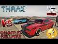 GTA 5 ONLINE : NEW DLC CAR GAUNTLET HELLFIRE VS THRAX / WHICH ONE IS THE FASTEST CAR !!?