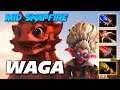 WAGA MID SNAPFIRE - Dota 2 Pro Gameplay [Watch & Learn]