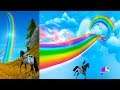 Find The Rainbow Gold + Amazing Cloud Sky World in Star Stable Online Horse Video Game