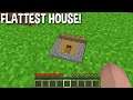 its UNREAL BUILDING but WHAT INSIDE FLATTEST HOUSE in Minecraft ? SUPER SECRET HOUSE !
