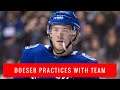 Vancouver Canucks VLOG: Brock Boeser practices with team - on track for opening night?