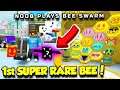 GETTING MY FIRST SUPER RARE BEE!! - Noob Plays Bee Swarm Simulator Ep 2 (Roblox)