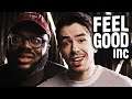 Gorillaz - Feel Good Inc. [ROCK Cover by NateWantsToBattle ft. @shofu]