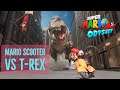 MARIO SCOOTER VS T REX! SUNNY METRO CITY! Super Mario Odyssey! Lets Play!