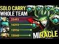 Miracle Medusa EPIC Solo NetWorth Insane Carry game Dota 2