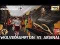 PES 2021 (PC) Wolverhampton vs Arsenal | REALISTIC PREMIER LEAGUE PREDICTION | 02/02/2021 | 4K 60FPS