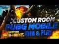 Pubg live custom rooms | Custom room pubg mobile live | Pubg Custom room live