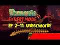 UNDERWORLD! Terraria EXPERT MODE Let's Play, Ep 2-11 (1.3 PC Gameplay)