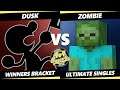 4o4 Smash Night 27 - Dusk (Game & Watch) Vs. ZOMBIE (Steve) SSBU Ultimate Tournament