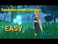Dandelion seeds Location Genshin Impact (S.S.S Video)