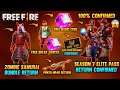 Elite Pass Discount Confirmed 😯 || Free Magic Cube + More || Season 7 EP Return || Garena Free Fire
