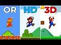 Super Mario Bros (1985) Original vs Remake vs 3D (Which One is Better?)