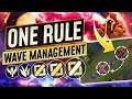 The ONE RULE for PRO Wave Management on EVERY ROLE - LoL Guide