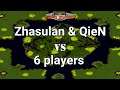 Zhas & QieN vs 6 Players(Almost) Command & Conquer Red Alert 2 Yuri's Revenge Ред Алерт 2 Месть Юрия