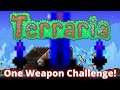 Beating Terraria But I Can Only Use One Weapon... Terraria One of a Kind Challenge!
