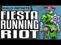 I was Invited to a FIESTA But The Fiesta Got Rough - Halo Infinite RUNNING RIOT GAMEPLAY