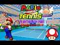 Mario Power Tennis playthrough part 1 Mushroom Cup