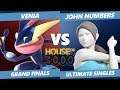 Smash Ultimate Tournament - John Numbers (Wii Fit) Vs. Venia (Greninja) SSBU Xeno 187 Grand Finals