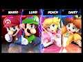 Super Smash Bros Ultimate Amiibo Fights  – Request #19303 Mario & Luigi vs Peach & Daisy