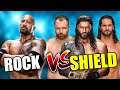 The Rock vs. Ambrose & Rollins & Roman Reigns (The Shield) // WWE Handicap 1 vs 3 Summerslam 2021