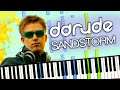 Darude - Sandstorm Meme Song Piano Cover (Sheet Music + midi) Synthesia tutorial