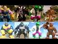 Evolution of All Big-Fig Characters in LEGO Marvel Videogames (Side by Side Comparison)