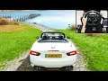 Fiat 124 Spider - Forza Horizon 4 | Logitech g29 gameplay