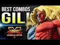 GILL - Best Combos ➤ Street Fighter V Champion Edition • SFV CE