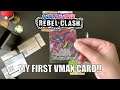 Pokemon Sword & Shield Rebel Clash Pack Opening! My First VMax Card!