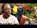 REACTING TO KSI AND LOGAN PAUL KNOCK OUT FOOTAGE