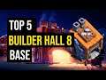 TOP 5 BEST BH8 BASE LINK 2021! Best New Builder Hall 8 Base Link (Anti 1 Star) | Clash of Clans