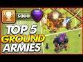 TOP 5 BEST GROUND PUSHING ATTACK STRATEGIES FOR TH10!! | Clash of Clans