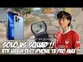 14 Kills!! Iphone 13 Pro Max 90 Fps Btr Uhigh Test Bermain Pubg Solo Vs Squad | Pubg Mobile