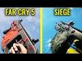 Far Cry 5 vs Rainbow Six Siege - Weapons Comparison