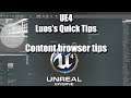 [UE4] Quick Tips and Shader Tricks: 4. Content Browser Tips