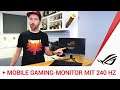 240 Hz! Mobiler Gaming Monitor für Notebook, PC, Smartphone oder Nintendo Switch