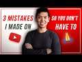 3 YouTube Mistakes I Made in 2021