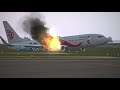 Air China 737-800 Crashes at Hong Kong Airport