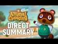 Animal Crossing New Horizons Direct Summary! Nook Inc Deserted Island Getaway Package! New Details!