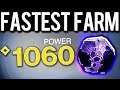 Destiny 2 - FASTEST POWER FARM GET 1060 FAST (Better than AFK) !!