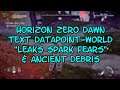 Horizon Zero Dawn Text Datapoint World Leaks Spark Fears & Ancient Debris